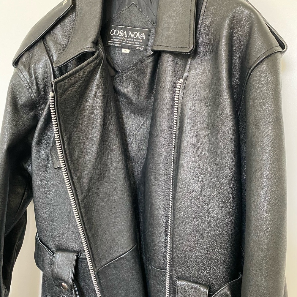 Sold: Real Leather Jacket Cosa Nova - Picture 6 of 7